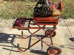 ROTHENBERGER Ridgid Portable Pipe Threading Machine, 1/2 to 2 In With Stand