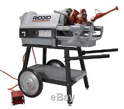Reconditioned RIDGID 1224 Pipe Threading Machine with 711 714 150A Cart 26092