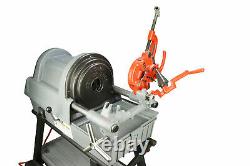 Reconditioned RIDGID 1822-I Auto Chuck Pipe Threading Machine and 150A Cart