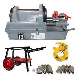 Reconditioned RIDGID 1822 Pipe Threader & Steel Dragon Tools 815A Dies & Cart