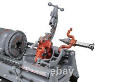 Reconditioned RIDGID 535 V1 Pipe Threading Machine with Cart Dies Heads & Oil