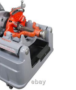 Reconditioned RIDGID 535 V3 Manual Chuck Pipe Threading Machine 811A & Dies