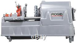 Reconditioned RIDGID 535 V3 Pipe Threading Machine Manual Chuck & Accessories