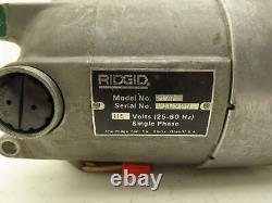 Ridgid 1177 / 535 Pipe Threader Machine Motor 115V 1PH -Rebuilt