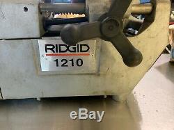 Ridgid 1210 PIPE Threading machine withfoot pedal machine THREADER