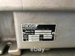 Ridgid 1224 Pipe Threader/ Threading Machine With 1 Head 220vx3 Phase
