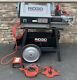 Ridgid 1224 Pipe Threading Machine 2 Die Head 711 714 Rolling Stand AWESOME #4
