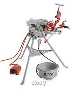 Ridgid 15722 Pipe Threading And Cutting Machines, 1/8 In To 1-1/4 In, Rod 1/4