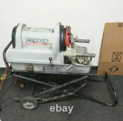 Ridgid 1822-I Auto Chuck 1/2 2 Pipe Threader Threading Machine with Stand