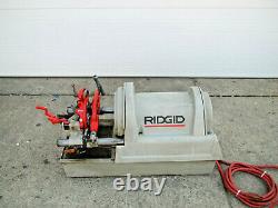 Ridgid 1822-I Auto Chuck Power Pipe Threader Threading Machine 1/8 2 Used
