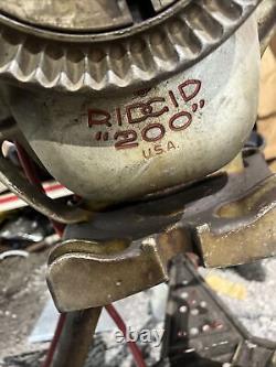 Ridgid 200 Pipe Threader Machine withTripod Stand Ridgid Tools