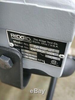 Ridgid 300 Compact Pipe Threader Threading Machine 811A 1/2 2 NICE