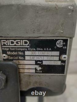Ridgid 300 Compact Pipe Threading Machine