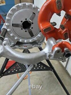 Ridgid 300 Pipe Threader Machine With Oiler Bucket And Stand