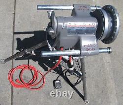 Ridgid 300 Pipe Threader Power Drive And 1206 Tristand 120V
