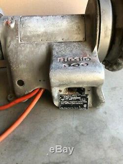 Ridgid 300 Pipe Threader Power Head With Foot Pedal Nice Tight Machine