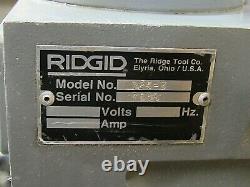 Ridgid 300 Pipe Threader Threading Machine With Roll Groove Groover 925-3