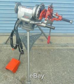 Ridgid 300 Pipe Threader Threading Machine with Tristand & Foot Pedal