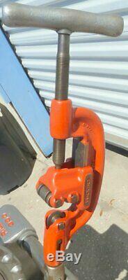 Ridgid 300 Pipe Threader Threading Machine with Tristand & Foot Pedal