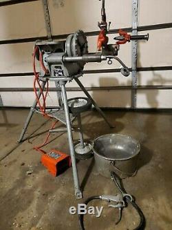 Ridgid 300 Power Machine with Carriage and Die Head Oiler