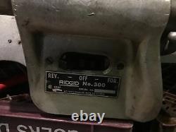 Ridgid 300 Power Pipe Threader with Complete Carriage Threading Machine Free Ship