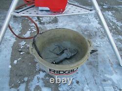 Ridgid 300 Power Pipe Threader with Complete Carriage Threading Machine Used #2