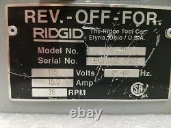 Ridgid 300-T2 Pipe Threader 1/2- 2 1/2 HP 115V For/Rev With Foot Pedal