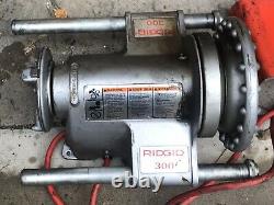 Ridgid 300-T2 Pipe Threader Threading Machine with Tristand & Foot Pedal