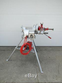 Ridgid 300 T2 Power Pipe Threader with Complete Carriage Threading Machine Used