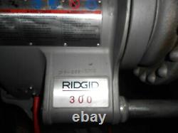 Ridgid 300 T2 Power Pipe Threading Machine With 2 Die Heads 811a