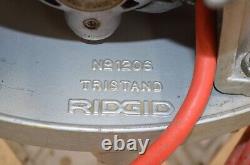 Ridgid 300 Threader with Universal Die Head, Cutter, Reamer & 1206 Tristand