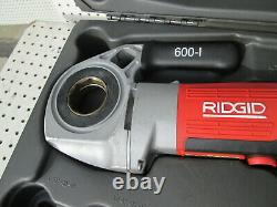 Ridgid 44918 600-I Hand-Held Pipe Threading Machine 1/2 To 1 1/4 Die Heads