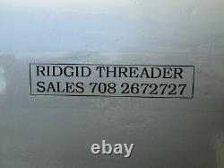 Ridgid 460 Tristand 1/8 6 Chain Pipe Vise 12R Threading die heads 1/2-2