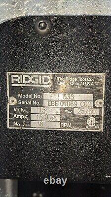 Ridgid 535 PipeThreading Machine 93287 GREAT CONDITION PIPE THREADER