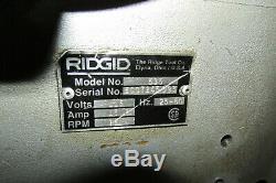 Ridgid 535 Pipe Threader Machine 1/8 to 2 Pipe Capacity