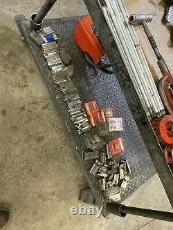 Ridgid 535 Pipe Threader Threading Machine 1/8 to 2 With Huge Lot Extras