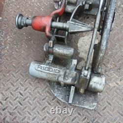 Ridgid 535 pipe threader carriage Complete with cutter, reamer, geared