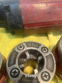 Ridgid 600 Power Pipe Threader with 4 Dies Tested Working