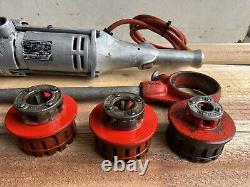 Ridgid 700 Pipe Threader Machine With Dies