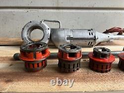 Ridgid 700 Pipe Threader Machine With Dies