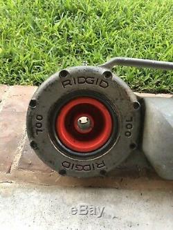 Ridgid 700 Portable Power Drive Pipe Threader Machine Tool Only 700-t2 Excellent