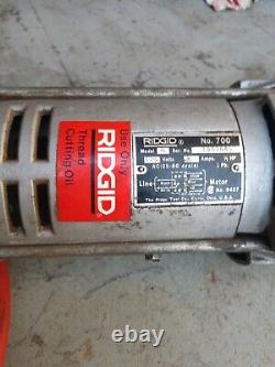 Ridgid 700 Power Drive Pipe Threader Handheld Threading Machine