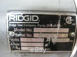 Ridgid 700 Power Drive Pipe Threader T2 ectric Handheld Threading Machine