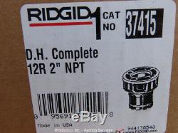 Ridgid 700-T2 Pipe Threader Electric Handheld Threading Machine 6-Heads bidadoo
