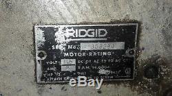 Ridgid Model 535 Pipe Threader- Threading Machine with 33 Die Sets and spares