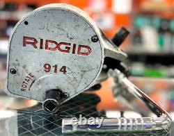 Ridgid Pipe Roll Groover Model #914 Threads from 2 (Min) To 6 (Max) Pipe Sizes