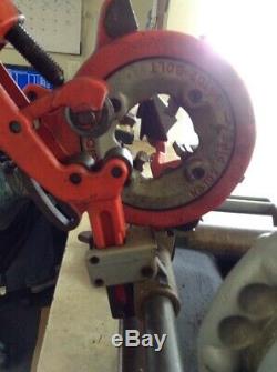 Ridgid Pipe Threader 1215 D 1215D Threading Machine with pedal Free Shipping