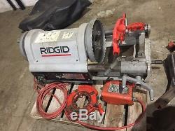Rigid 12/24 Threading Machine
