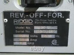 Rigid 300-T2 Pipe Threading Machine