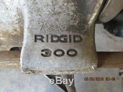 Rigid Pipe Threader Machine M/n0# 300 With Cutter Head #521900b Used
